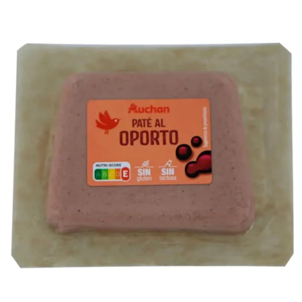 AUCHAN Paté al Oporto sin gluten y sin lactosa 75 g. Producto Alcampo - 0.08 kg - Imagen del producto en Findit