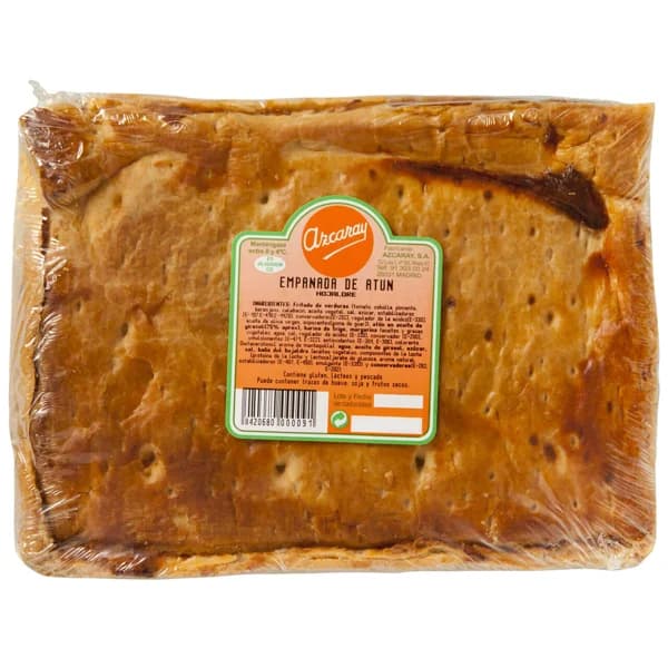 Empanada de atún con masa de hojaldre AZCARAY 600 gr - 0.6 kg - Imagen del producto en Findit