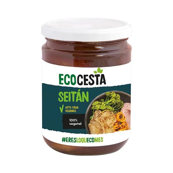 ECOCESTA Seitán 100% vegetal, apto para veganos 440 g. - 0.44 kg - Imagen del producto en Findit