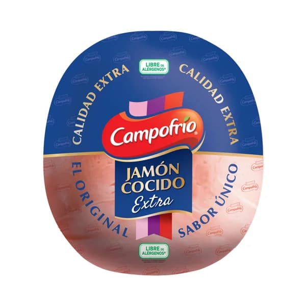 Jamón cocido extra CAMPOFRÍO - Loncha fina 1 mm - 1 ud - Imagen del producto en Findit