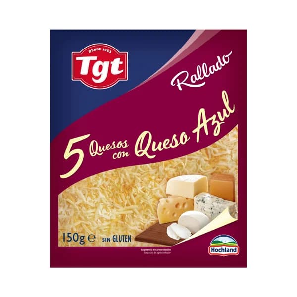 TGT Queso rallado mezcla HOCHLAND150 g. - 0.15 kg - Imagen del producto en Findit