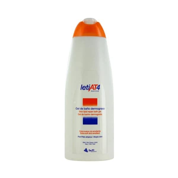 LETI AT4 Gel de baño dermograso y extrasuave para piel atópica LETIAT4 750 ml. - 0.75 l - Imagen del producto en Findit