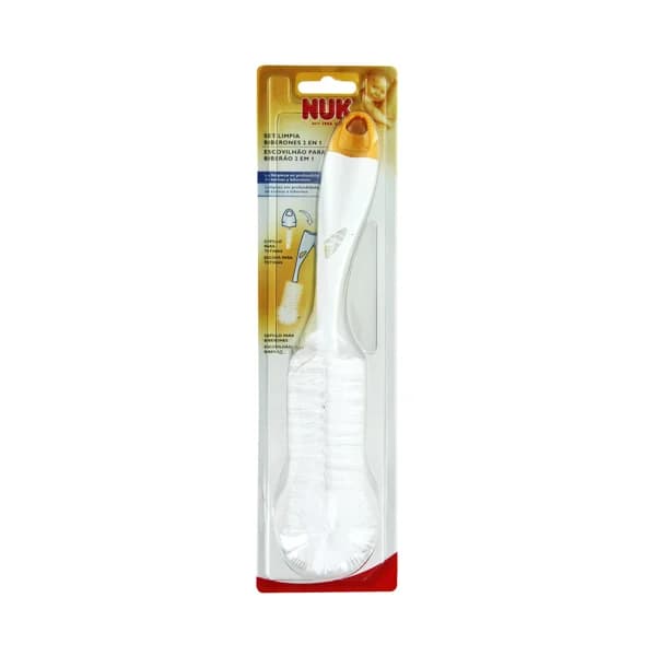 NUK Set limpiabiberones (cepillo + escoba) NUK. - 1 ud - Imagen del producto en Findit