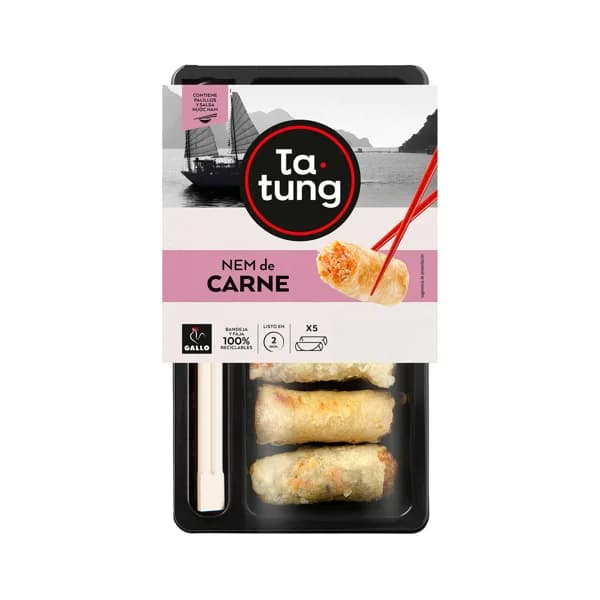 TA-TUNG Rollitos Nem de carne, listos para calentar y comer TA-TUNG 160 g. - 0.24 kg - Imagen del producto en Findit