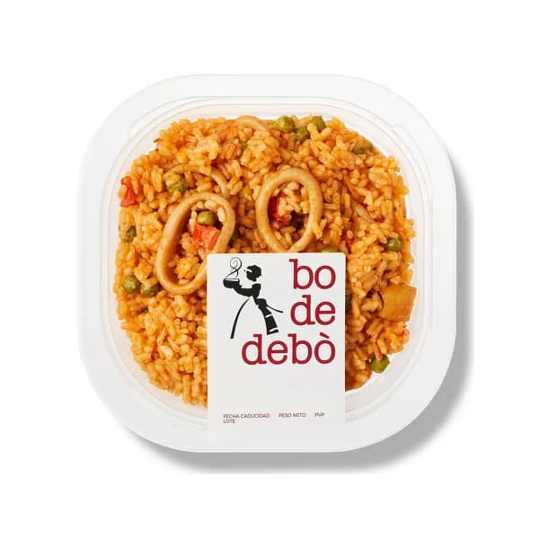 BO DE DEBO Paella preparada y lista para calentar y comer BO DE DEBÓ 300 g. - 0.3 kg - Imagen del producto en Findit
