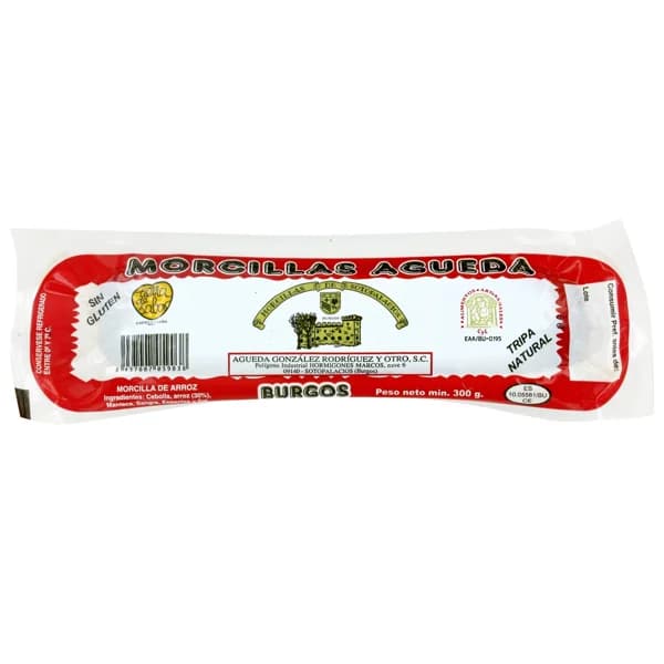 Morcilla de Burgos de arroz, envasada al vacío SOTOPALACIOS 300 g. - 0.3 kg - Imagen del producto en Findit
