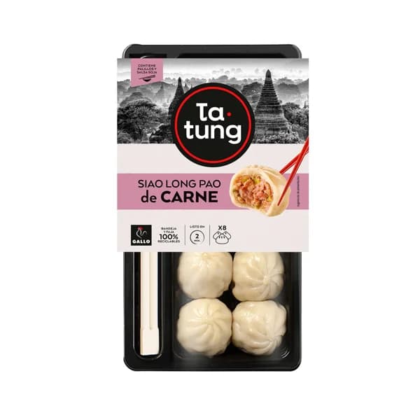 TA-TUNG Dim sum Siao Long Pao de carne, listos para calentar y comer TA-TUNG 230 g. - 0.23 kg - Imagen del producto en Findit
