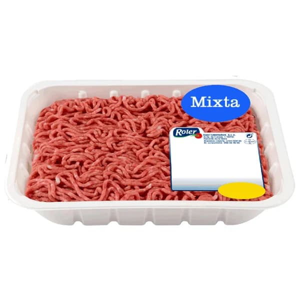 Bandeja con preparado de carne picada mixta (vacuno - cerdo) ROLER 800 g. - 0.8 kg - Imagen del producto en Findit