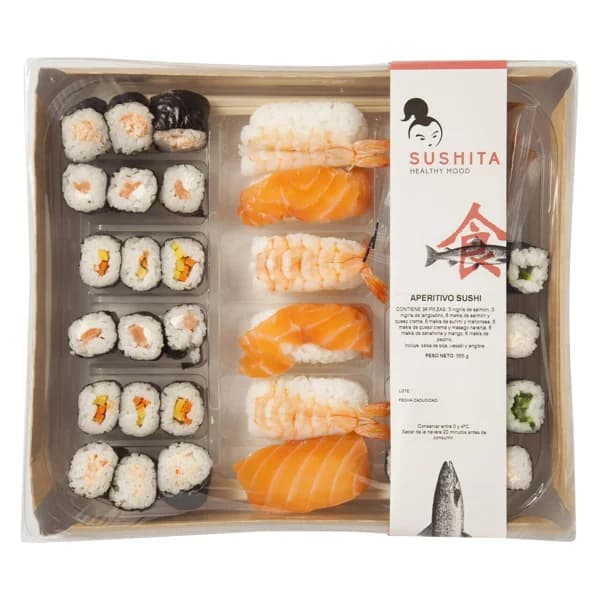 SUSHITA Sushi variado SUSHITA 36 piezas. - 0.56 kg - Imagen del producto en Findit
