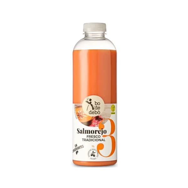 BO DE DEBO Salmorejo elaborado con ingredientes frescos 1 l. - 1 l - Imagen del producto en Findit