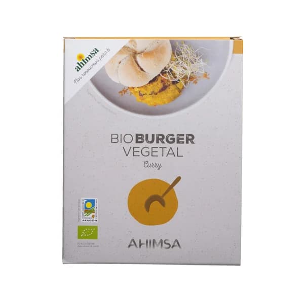 AHIMSA Burger ecológica de Seitán al curry AHIMSA 150 g. - 0.16 kg - Imagen del producto en Findit