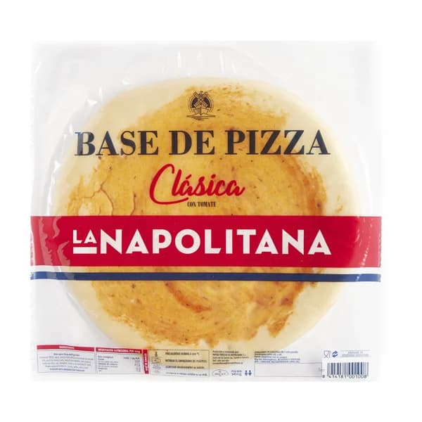 LA NAPOLITANA Base refrigerada de pizza clásica con tomate LA NAPOLITANA 260 g. - 0.26 kg - Imagen del producto en Findit