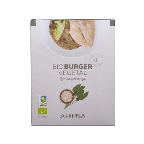 AHIMSA Burger de avena,quinoa y verduras ecológica AHIMSA 150 g. - 0.16 kg - Imagen del producto en Findit