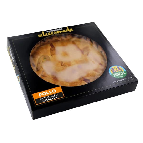 ALCAMPO CULTIVAMOS LO BUENO Empanada de pollo con queso cremoso , 700g. - 0.7 kg - Imagen del producto en Findit