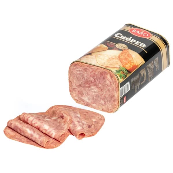 Chópped pork en lata BARO - Loncha fina 1 mm - 1 ud - Imagen del producto en Findit