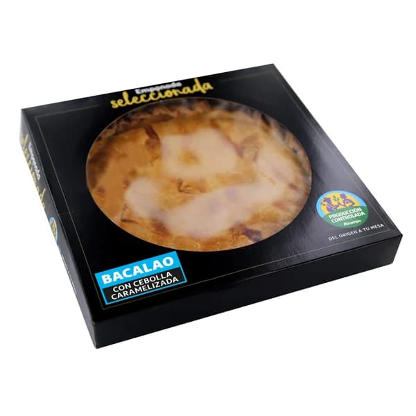 ALCAMPO CULTIVAMOS LO BUENO Empanada de bacalao con cebolla caramelizada , 700g. - 0.7 kg - Imagen del producto en Findit