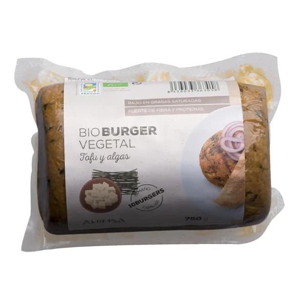 AHIMSA Hamburguesa bio de tofu y algas ecológica AHIMSA 750 g. - 0.75 kg - Imagen del producto en Findit