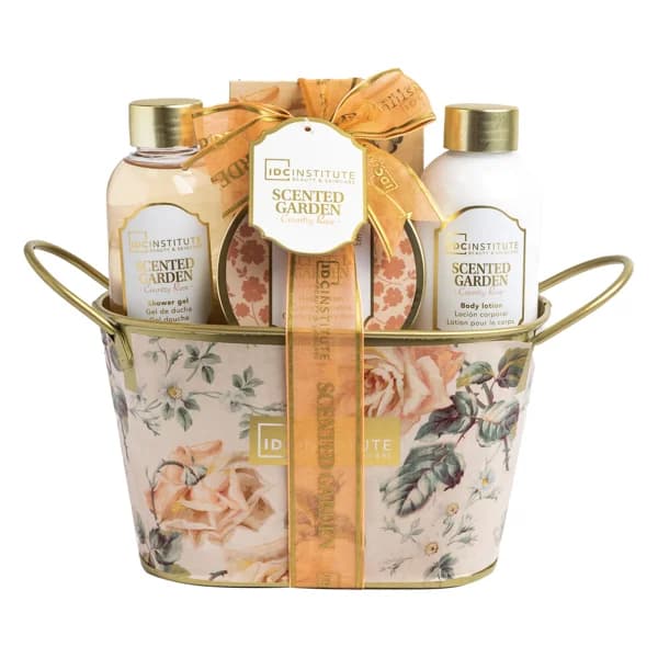 IDC INSTITUTE Scented garden Cesta con productos para el cuidado y la higiene personal. - 1 ud - Imagen del producto en Findit