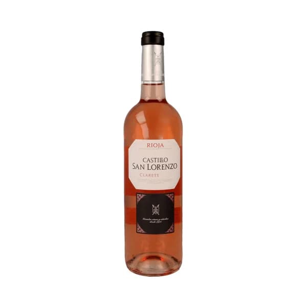 CASTILLO SAN LORENZO  Vino  rosado clarete con D.O. Rioja CASTILLO SAN LORENZO botella de 75 cl. - 1 ud - Imagen del producto en Findit