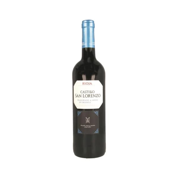 CASTILLO SAN LORENZO  Vino tinto con D.O. Rioja CASTILLO SAN LORENZO botella de 75 cl. - 1 ud - Imagen del producto en Findit