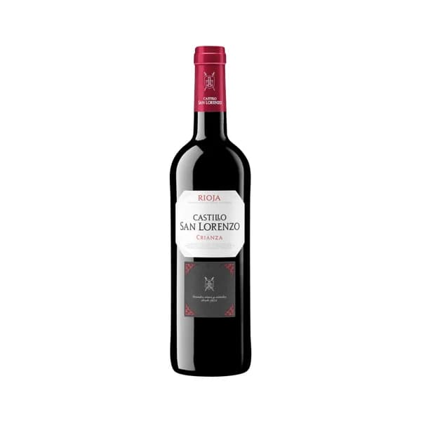 CASTILLO SAN LORENZO  Vino tinto crianza con D.O. Rioja botella 75 cl. - 1 ud - Imagen del producto en Findit