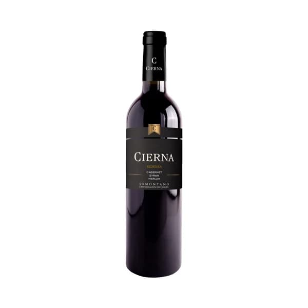 CIERNA  Vino tinto reserva con D.O. Somontano CIERNA botella de 75 cl. - 1 ud - Imagen del producto en Findit