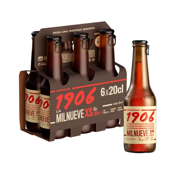 1906 Reserva especial Cerveza 6x20 cl. - 1.2 l - Imagen del producto en Findit