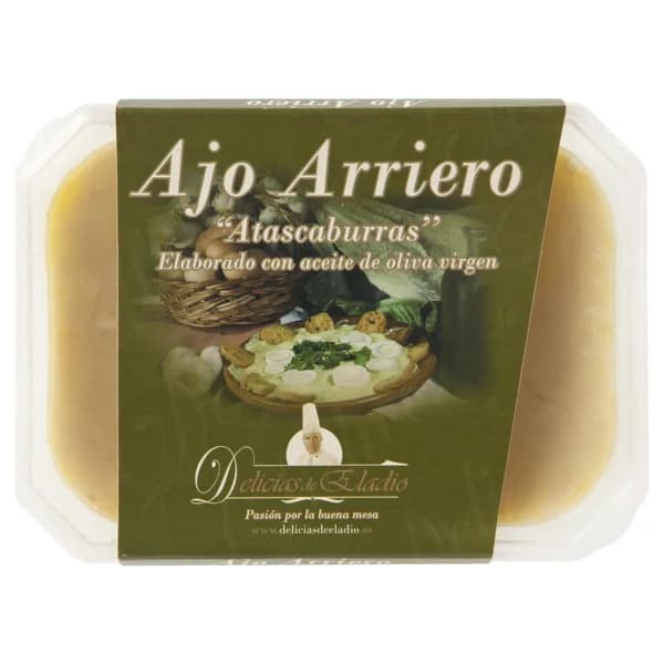 CASA ELADIO Ajo arriero o "Atascaburras" elaborado con aceite de oliva virgen CASA ELADIO 450 g. - 0.45 kg - Imagen del producto en Findit