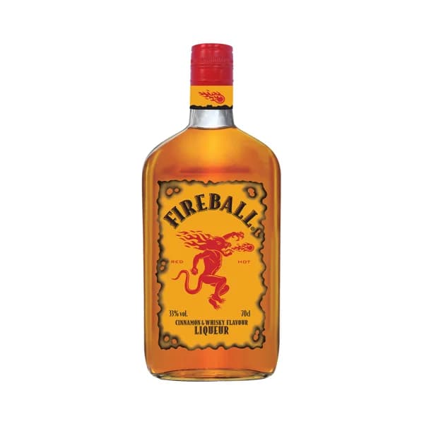 FIREBALL Licor de mezcla de whiskies con un toque de canela botella de 70 cl. - 0.7 l - Imagen del producto en Findit