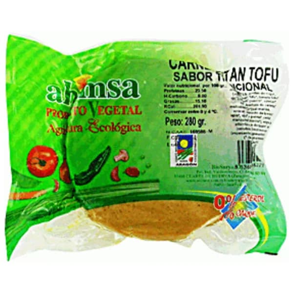 AHIMSA Carne Vegetal Seitan Tofu ecológico AHIMSA 280 g. - 0.25 kg - Imagen del producto en Findit