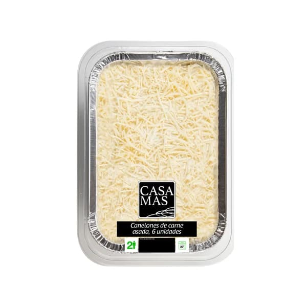 CASA MAS Canelones caseros de carne, listos para calentar y comer CASA MAS 700 g. - 0.7 kg - Imagen del producto en Findit