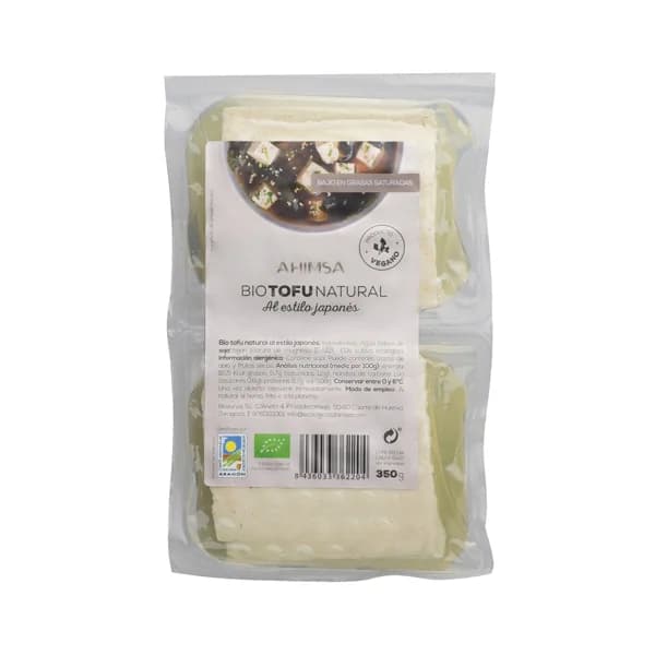 AHIMSA Tofú fresco ecológico AHIMSA 380 g. - 0.4 kg - Imagen del producto en Findit