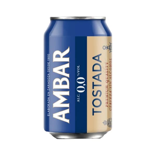 AMBAR TOSTADA  Cerveza sin alcohol 0;0 %33 cl. - 0.33 l - Imagen del producto en Findit
