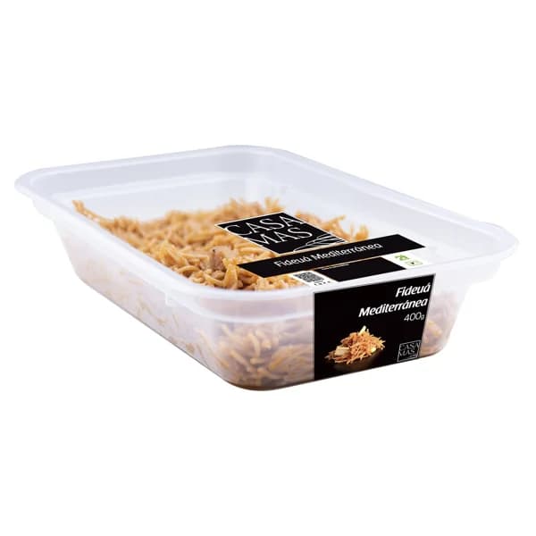 CASA MAS Fideuá estilo mediterráneo, lista para calentar y comer CASA MAS 400 g. - 0.4 kg - Imagen del producto en Findit