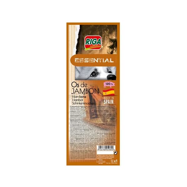 RIGA Hueso de jamón para perros RIGA ESSENTIAL - 1 ud - Imagen del producto en Findit