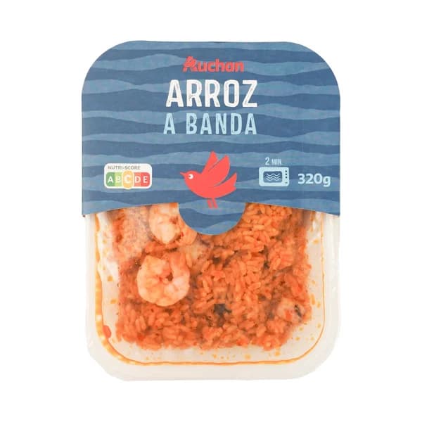 AUCHAN Arroz a banda, listo para calentar y comer 320 g. Producto Alcampo - 0.32 kg - Imagen del producto en Findit