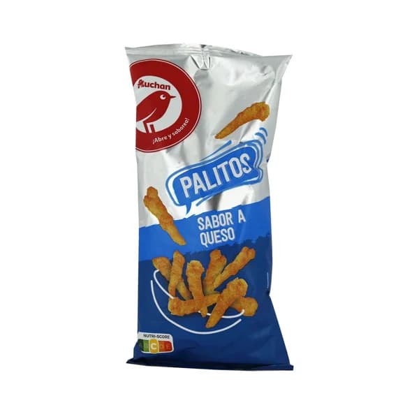 PRODUCTO ALCAMPO Palitos de maíz sabor a queso PRODUCTO ALCAMPO 100 g. - 0.1 kg - Imagen del producto en Findit
