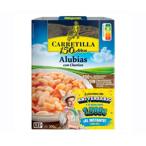 CARRETILLA Alubias al estilo casero 300 g. - 0.3 kg - Imagen del producto en Findit