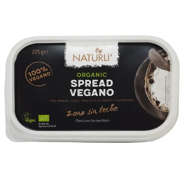 NATURLI Untable Spread ecológico 225 g. - 0.23 kg - Imagen del producto en Findit