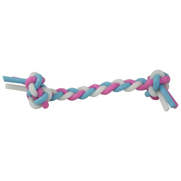 SANDIMAS Juguete perro trenza de goma . - 1 ud - Imagen del producto en Findit