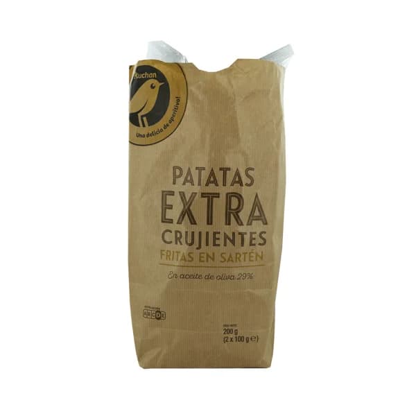 ALCAMPO GOURMET Patatas fritas en aceite de oliva ALCAMPO GOURMET 200 g. - 0.2 kg - Imagen del producto en Findit