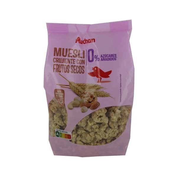 PRODUCTO ALCAMPO Muesli crujiente con frutos secos sin azúcares añadidos 500 g. - 0.5 kg - Imagen del producto en Findit