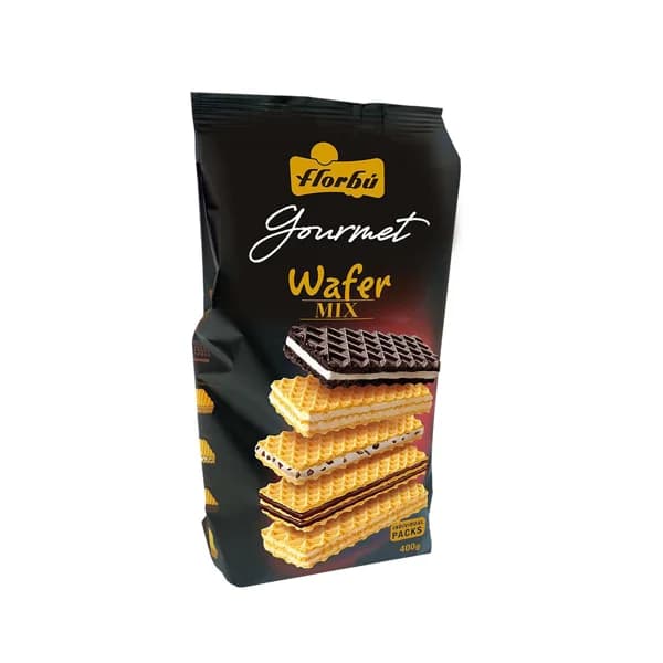 FLORBÚ Barquillos rellenos surtidos 400 g. - 0.36 kg - Imagen del producto en Findit