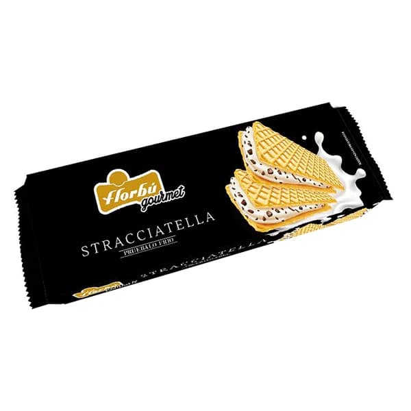 FLORBÚ Barquillos rellenos strataciella 195 g. - 0.11 kg - Imagen del producto en Findit