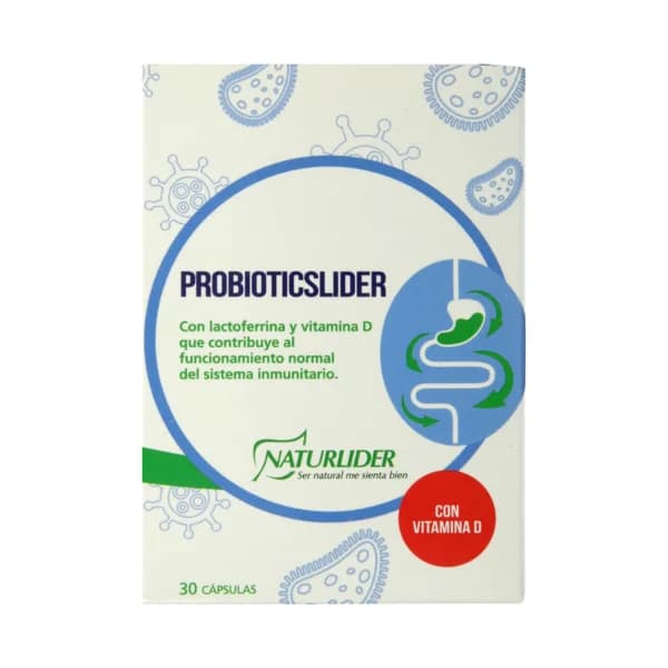 NATURLIDER Complemento alimenticio en cápsulas, con vitamina D y lactoferrina NATURLIDER 30 uds. - 1 ud - Imagen del producto en Findit