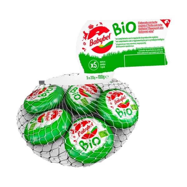 BABYBEL Queso en porciones ecológico Mini BABYBEL 5 uds. 100 g. - 0.1 kg - Imagen del producto en Findit