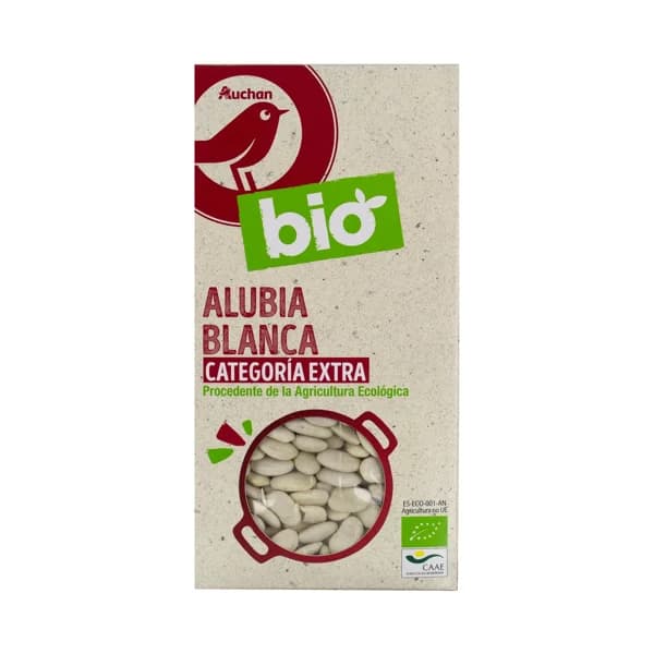 ALCAMPO ECOLÓGICO Alubias blancas ecológicas 500 g. - 0.5 kg - Imagen del producto en Findit