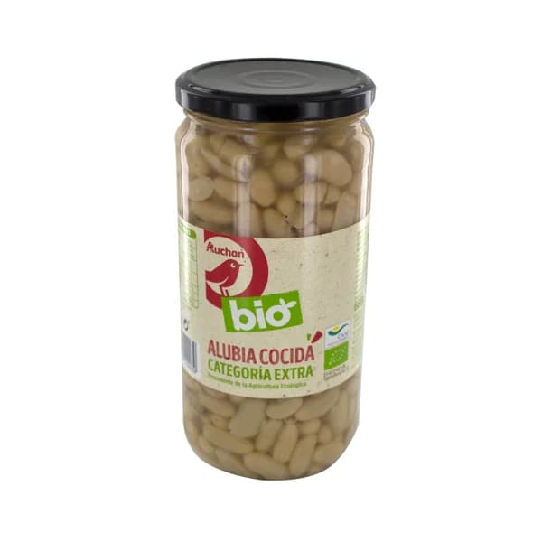 ALCAMPO ECOLÓGICO Alubias cocidas ecológicas 450 g. - 0.45 kg - Imagen del producto en Findit