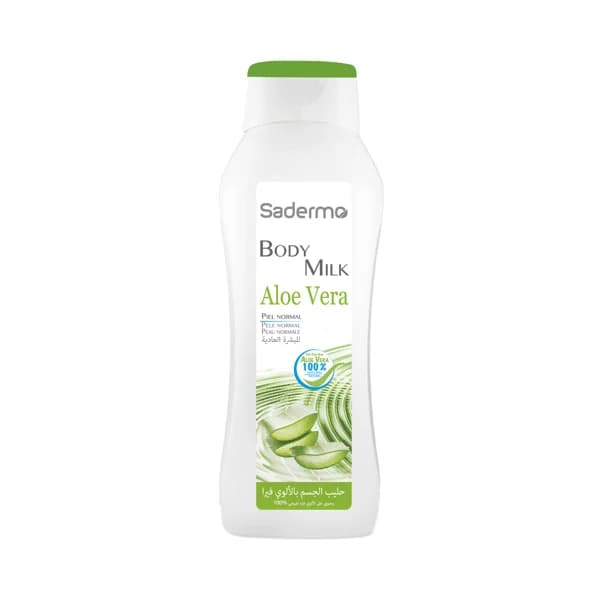 SADERMO Body milk con aloe vera 100% natural, para todo tipo de pieles SADERMO 750 ml. - 0.75 l - Imagen del producto en Findit
