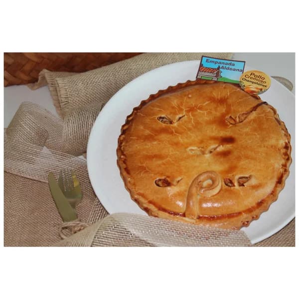 Empanada pollo cremoso y champiñones aldeana 500 gr. - 0.5 kg - Imagen del producto en Findit